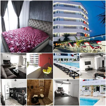 Apartment Unique Maya Mamaia - Piscina - Parcare Free
